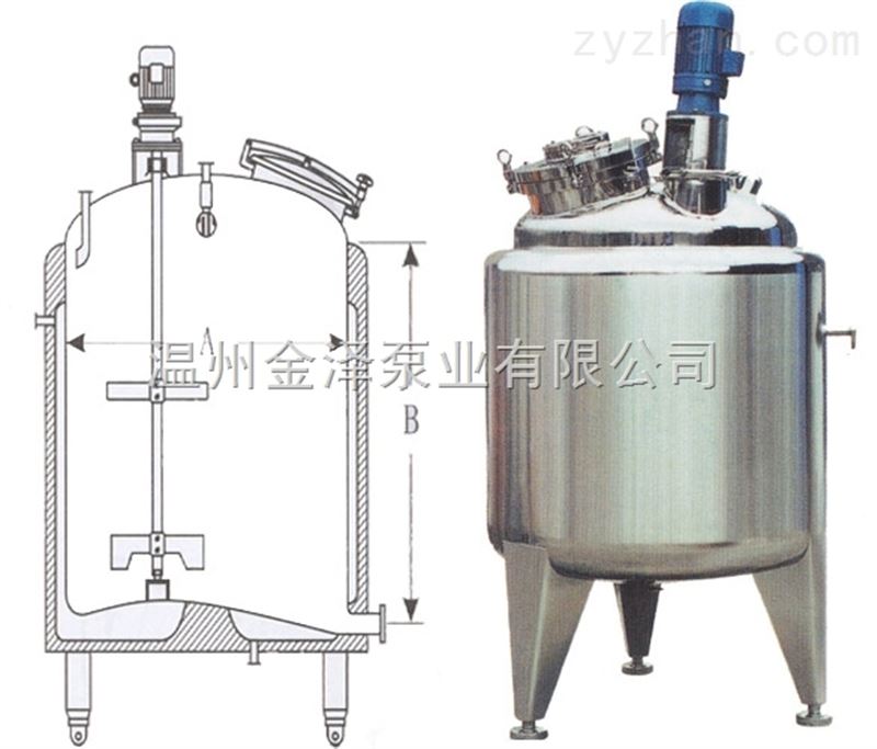桨式搅拌发酵罐结构